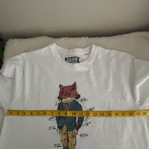 Men’s Akoo Fox Large T-Shirt - Picture 4 of 4